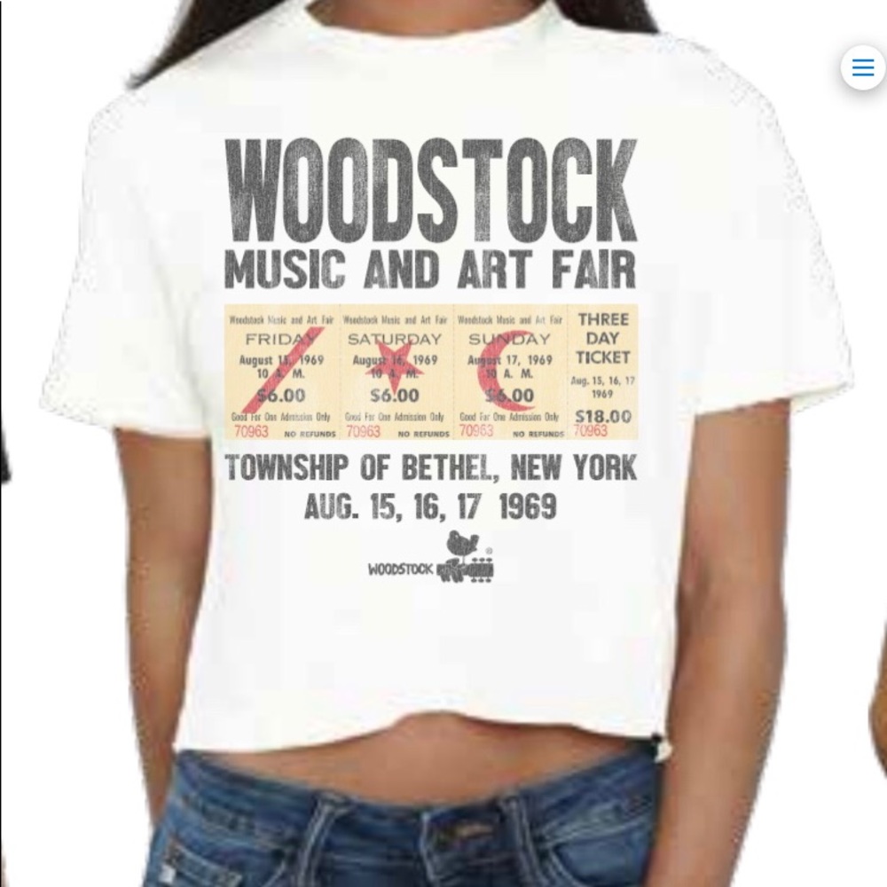 Vintage crop t-shirts